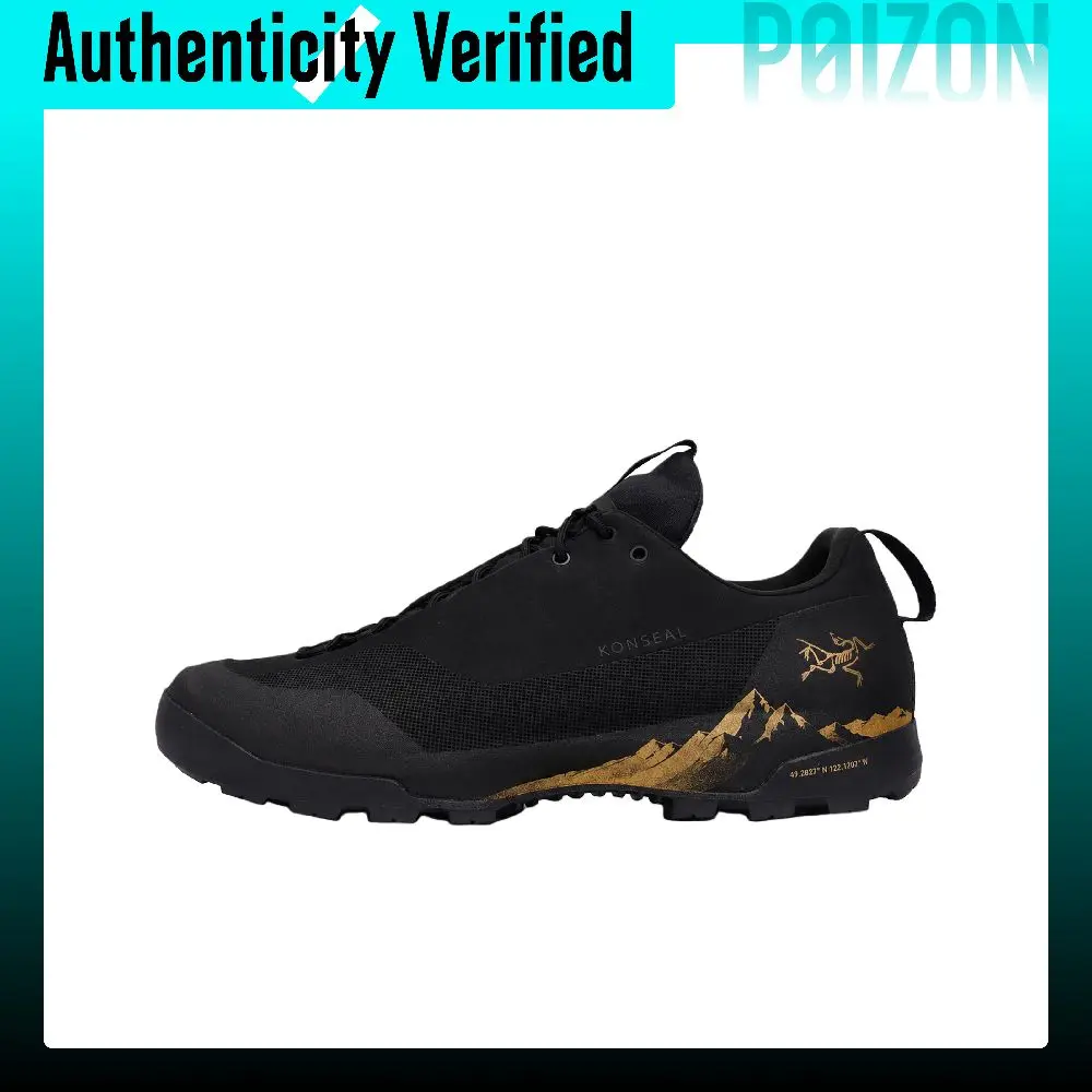 Arcteryx KONSEAL Mountaineering & Hiking Shoes Men's Low-top Gold X000009834-BLACK(TeamR-)