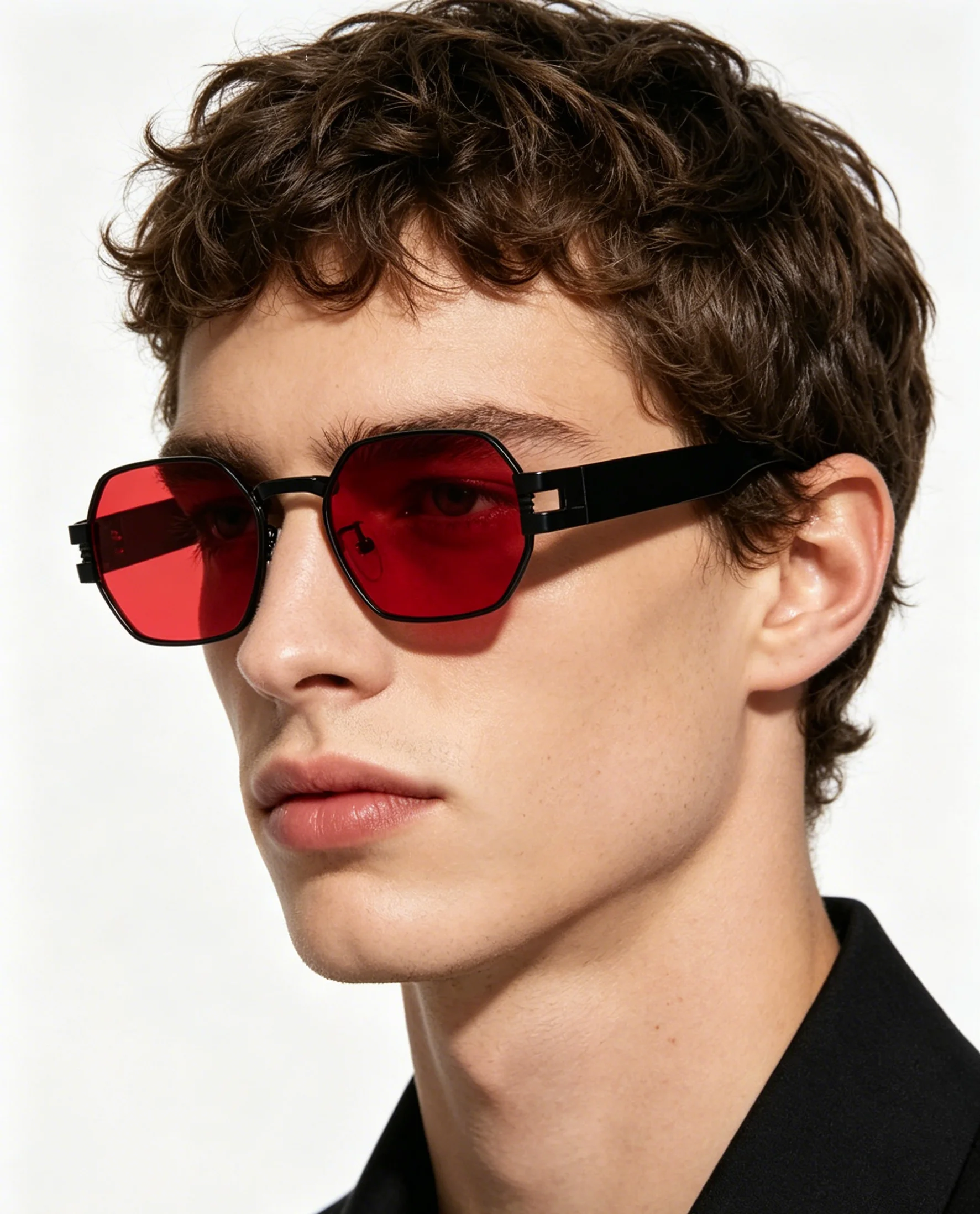 Women Sunglasses, Men Sunglasses Y2K Octagonal Square UV400 Colorful Lenses for Street, Travel and Daily Wear