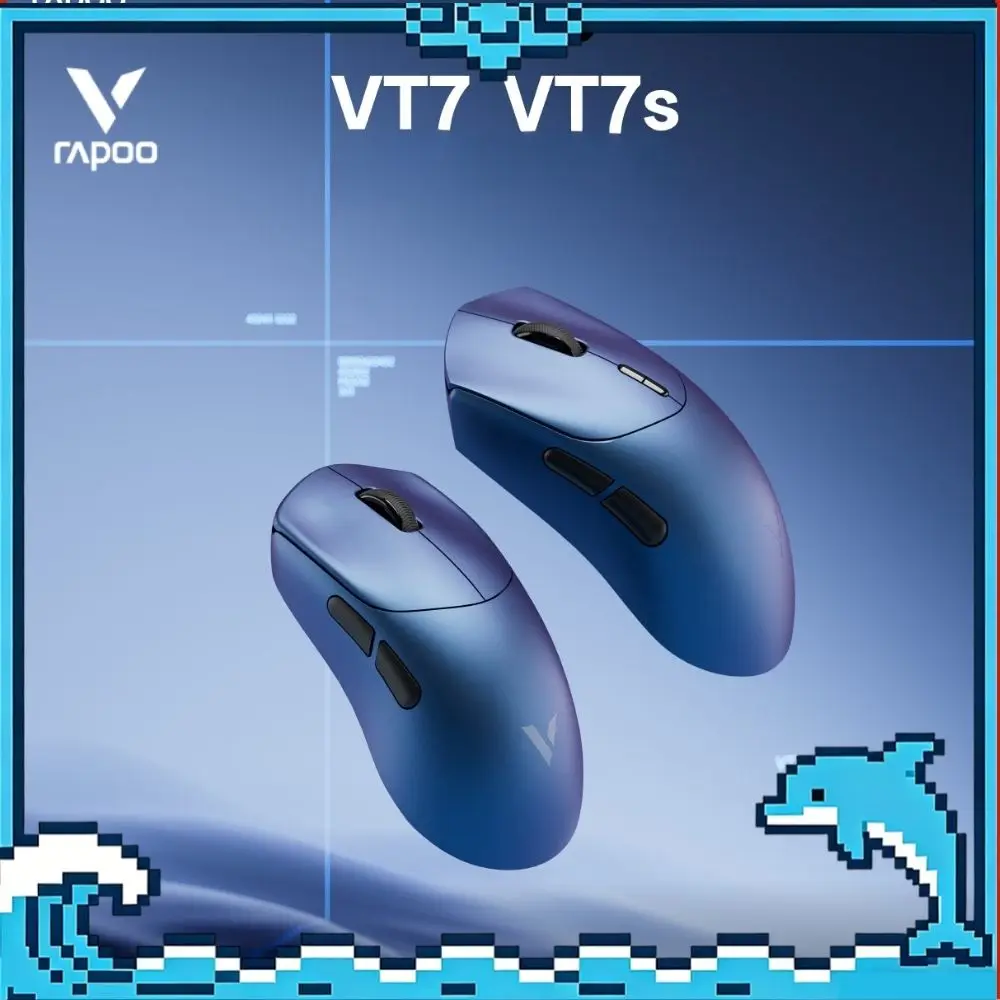 

Rapoo VT7 MAX Master V2 Mouse Wireless Two-Mode 8000Hz Polling Rate PAW3955 Ultimate NORDIC 54H20 Long Battery Life Gaming Mouse