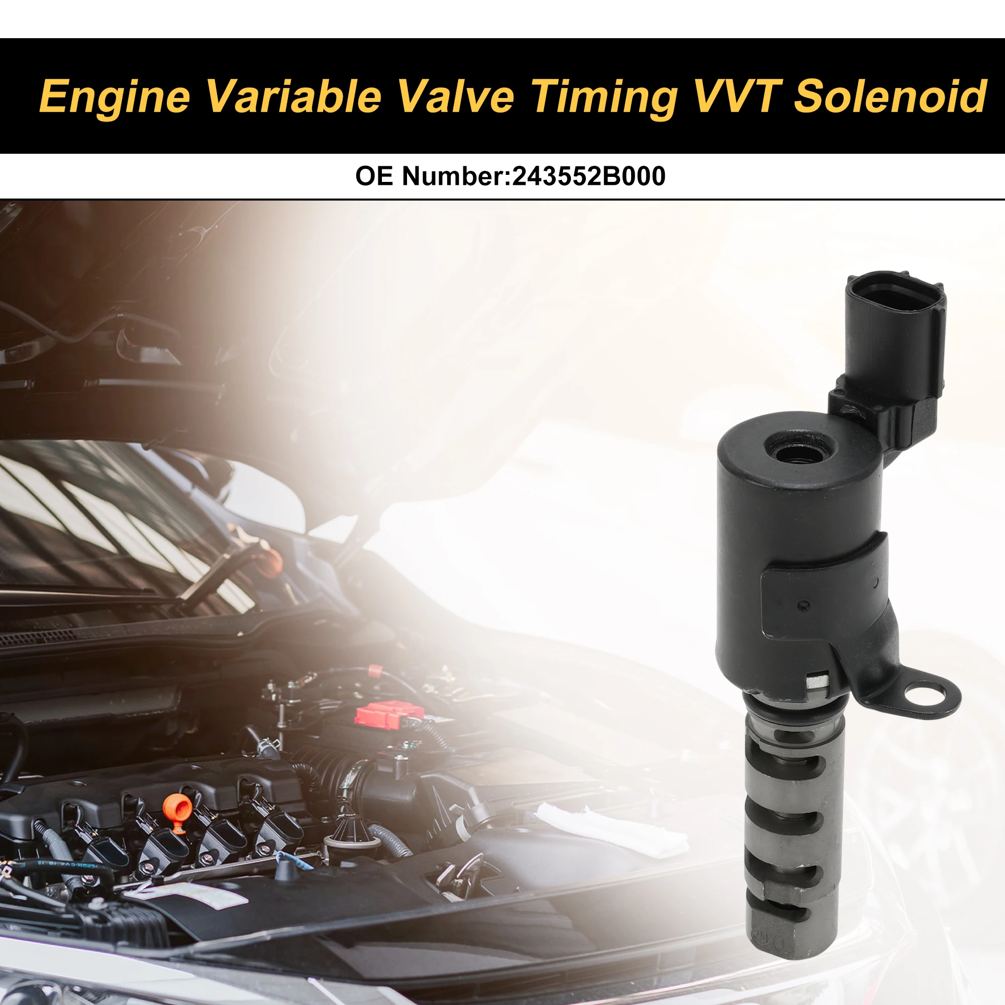 

UXCELL Электромагнитный клапан синхронизации двигателя VVT для Kia Soul 2010 No 243552B000