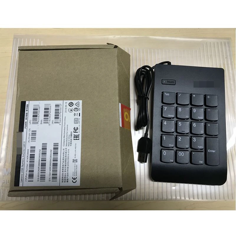 New For Lenovo Financial Number Keypad 4Y40R38905 USB External Number Key 0B47087 Upgrade