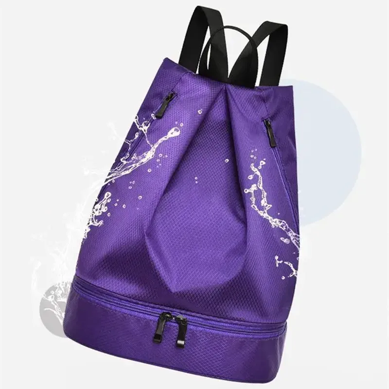 Sports Fitness Backpack Dry Wet Separation Large Capacity Waterproof Beach Swimming Bag Short Travel Fashion Shopping Tote Bag