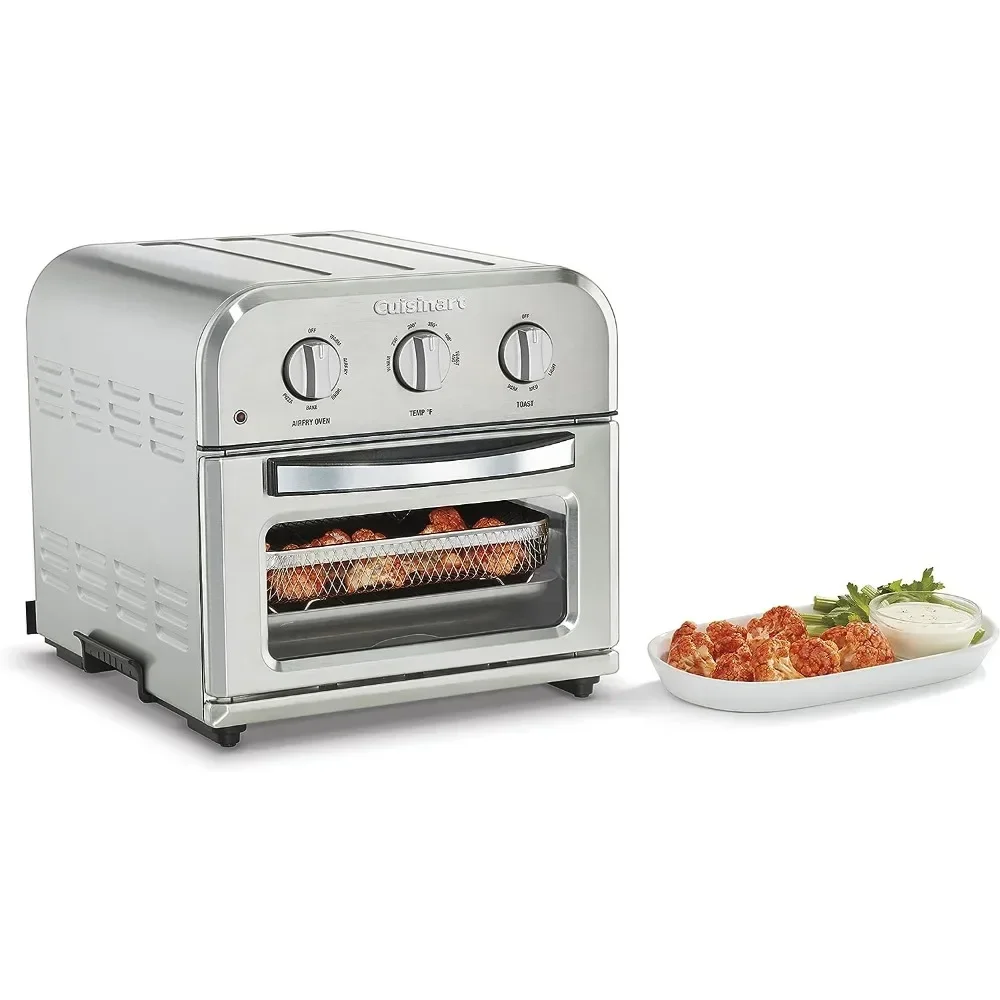 Compact oven, 1800 watt motor,6-in-1 function and wide temperature range,with 60 minute timer/automatic shutdown,stainless steel