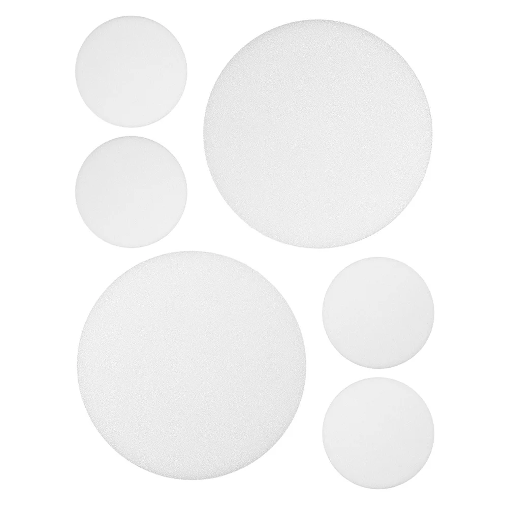 

6pcs Replacement Ceiling Light Diffuser Round Lampshade Covers Dazzle-Proof Plastic Diffusion Plates For Spotlight Soft Lighting