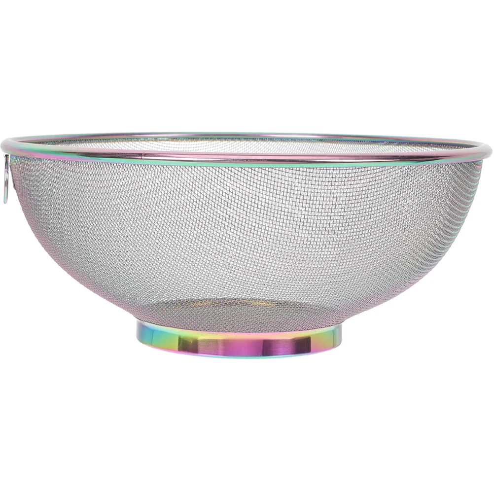 مصفاة من الفولاذ المقاوم للصدأ وعاء تصفية حليب فول الصويا مصفاة شبكية دقيقة للفواكه والخضروات سلة مصفاة لتجفيف الأرز #3