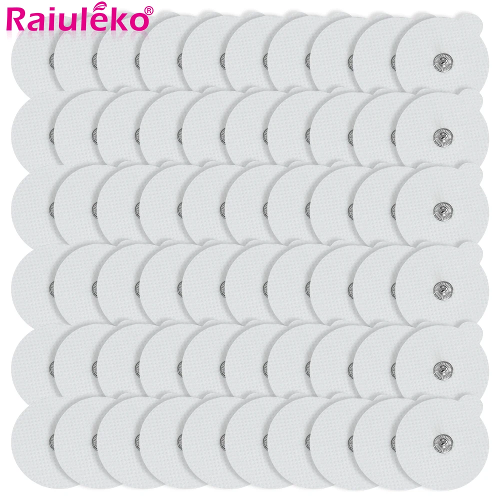 

50/100P TENS Electrode Pads Gel for Pulse Therapy Massager Patch Acupuncture Digital EMS Muscle Stimulator Slimming Stickers