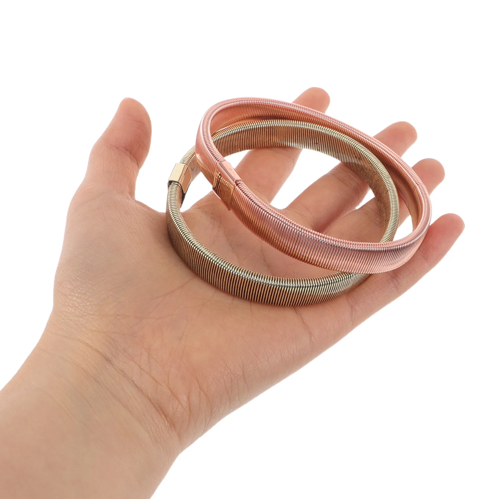 2Pcs Robust Metal Elastic Sleeve Holders for Shirts Sleeve Garters Stylish Stretchy Arm Bands Bartenders Office Workers Suit