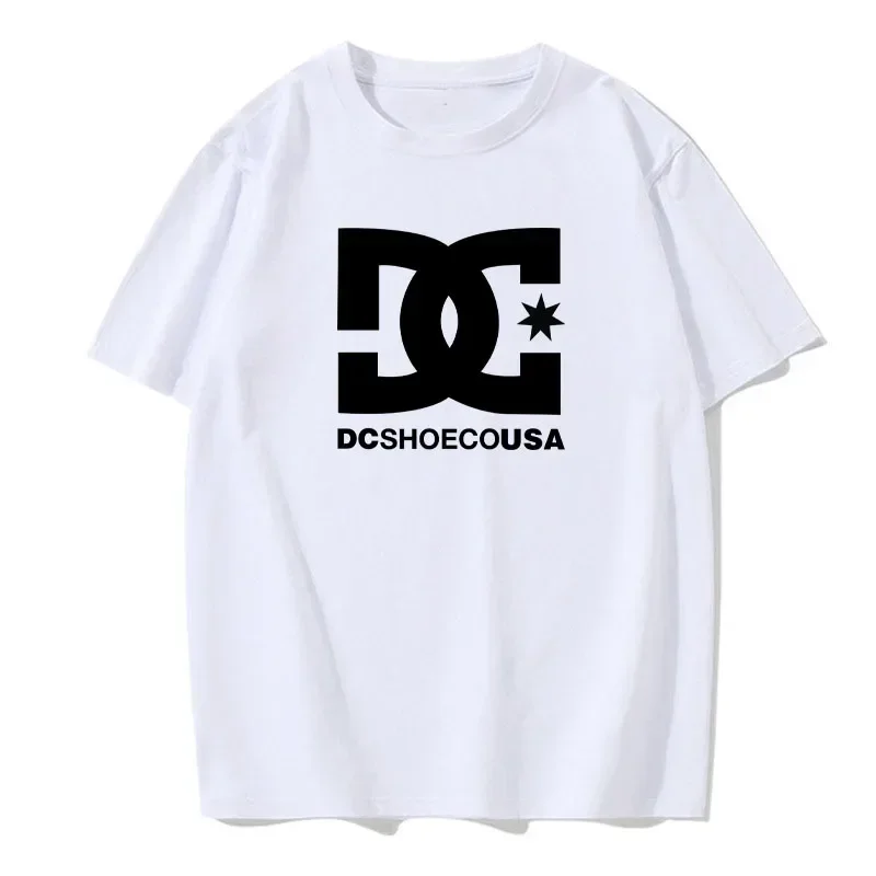 2026 New Summer Men's Women Loose Trendy Brand Printed Casual Fashion Round Neck Comfortable European Size Short-sleeved T-shirt