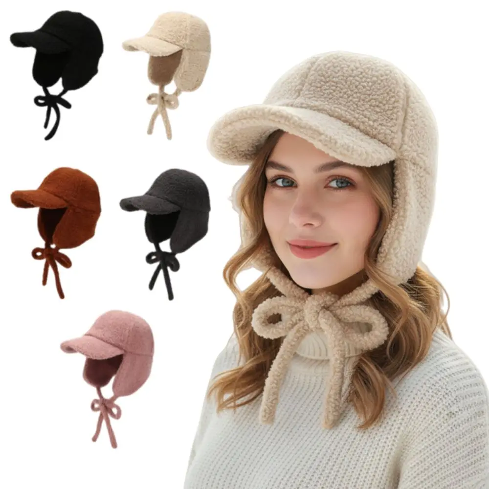 

Модные ветрозащитные зимние шапки, повседневная бейсболка с защитой ушей, мягкая удобная теплая велосипедная шапка для женщин и мужчин