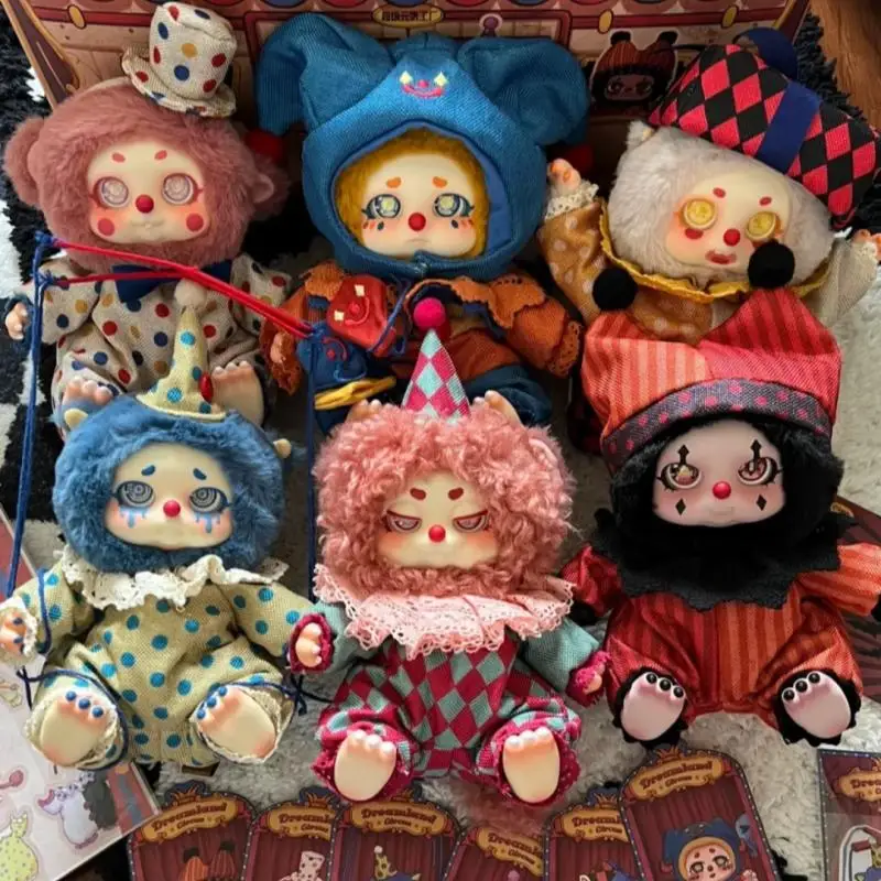 

Новая цирковая серия Cino Dreamland Timeshare Kawaii, виниловая плюшевая слепая коробка, рождественские подарки, модная коллекция игрушек, украшение для рабочего стола