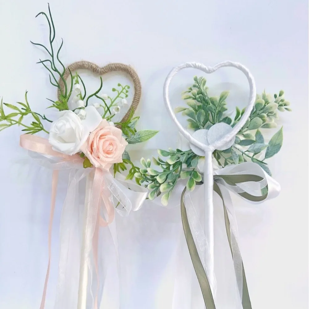باقة الورد الاصطناعية الرائعة المصغرة للعروس أو إكسسوار هدايا الزفاف لفتاة الزهور لوصيفة العروس #1