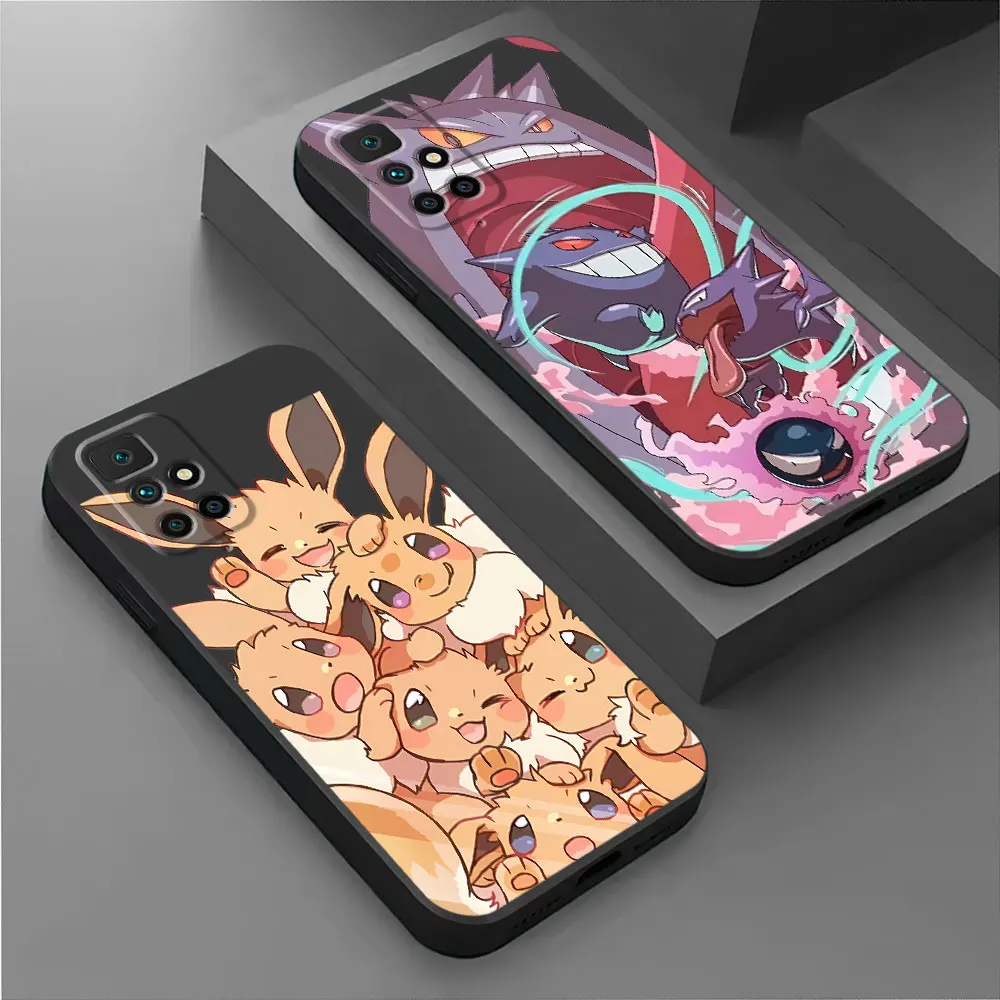 Anime Pokemon Silicone Case for Xiaomi Redmi Note 11 Pro 12 10 Pro 9 8 7 10S 12S 9S 11S 13 10 9T 8T 10 Lite Cover Bumper Funda