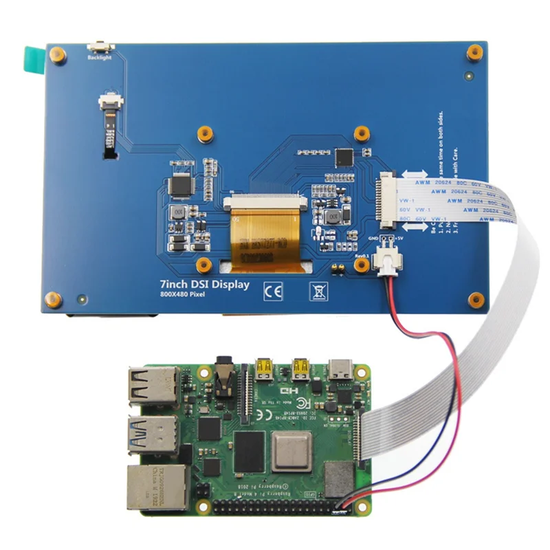 A13E-For Raspberry Pi 5 "شاشة LCD 800X480 MIPI DPI واجهة 5" IPS شاشة 60 هرتز 1920X1080 لـ Raspberry Pi متوافق #5