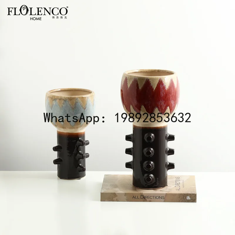 

DSA ceramic vase villa hotel living room decoration cabinet creative art ornaments