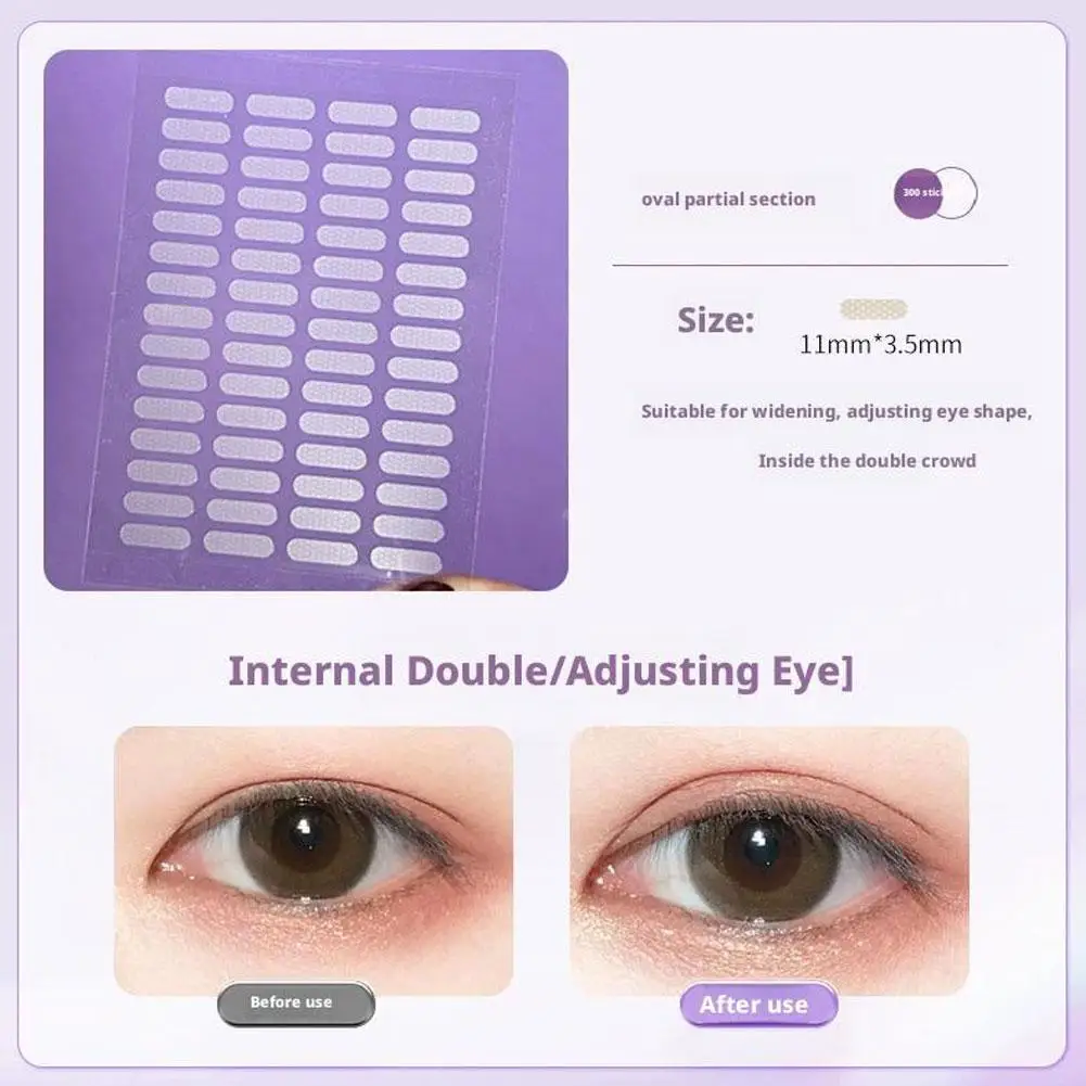 Dubbele ooglidstickers Natuurlijk onzichtbaar Langdurig Zelfklevend Dubbel ooglidtape Ultradun voor alle oogvormen Schoonheidstool