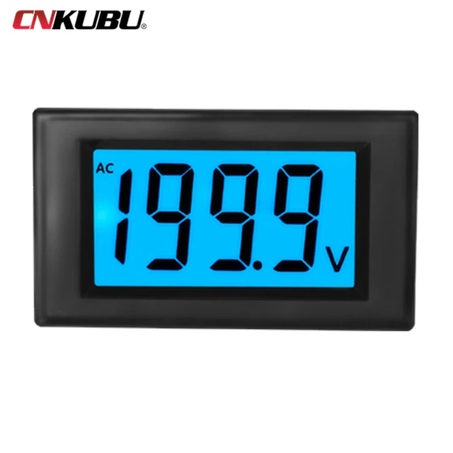 D85-222 cyfrowy wyświetlacz AC woltomierz AC0-36 v110v60 0V głowica miernika HD LCD 220V zasilanie łatwe do zainstalowania