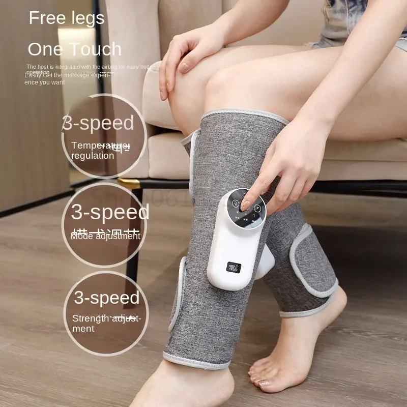 Leg Massager Pair Wireless with Smart Air Compression Controlled Heating Calf Massage Electric Relief Muscle Pain Relax