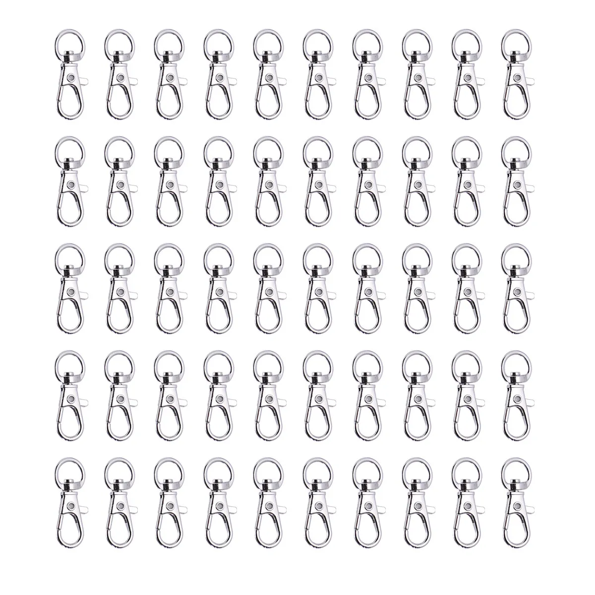 

1Set Dog Clip Accessories 32mm DIY Key Chain Hook Durable Iron Unisex Key Ring Snap Hook Creative Hanging Ornaments