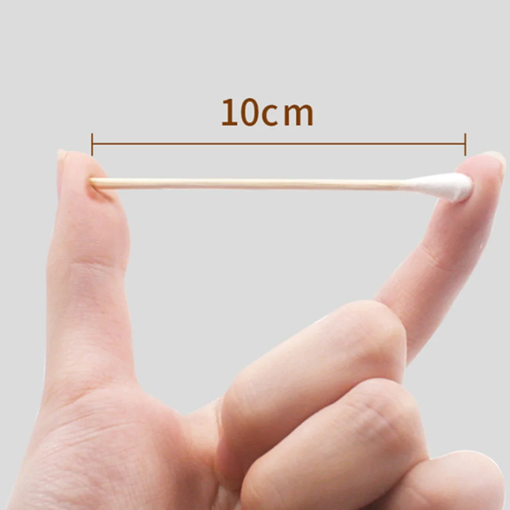 1000 Uds hisopos de algodón estériles palo de algodón desechable limpiador de heridas médicas uso seguro cara cuerpo limpieza de viaje absorbente de polvo