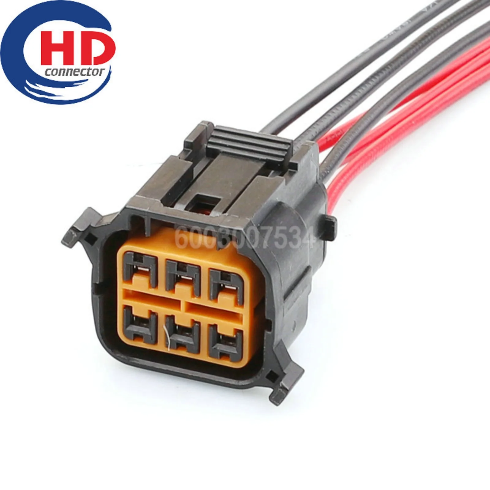 6 Pin Auto waterproof housing plug wiring cable Car headlight connector Light Lamp Plug HP066-06021 for Hyundai Elantra K3 K5