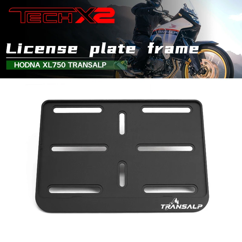 

Honda XL750 TRANSALP модифицированные детали рамка номерного знака с ЧПУ высококачественная рамка номерного знака из алюминиевого сплава
