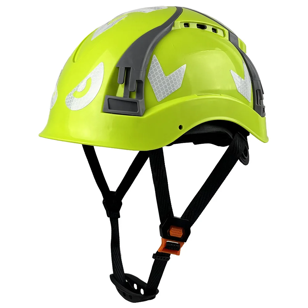 

CE Safety Helmet w/ Adjustable Ventilation System Reflective Stickers ABS HardHats Construction Workplace Head Protection ANSI