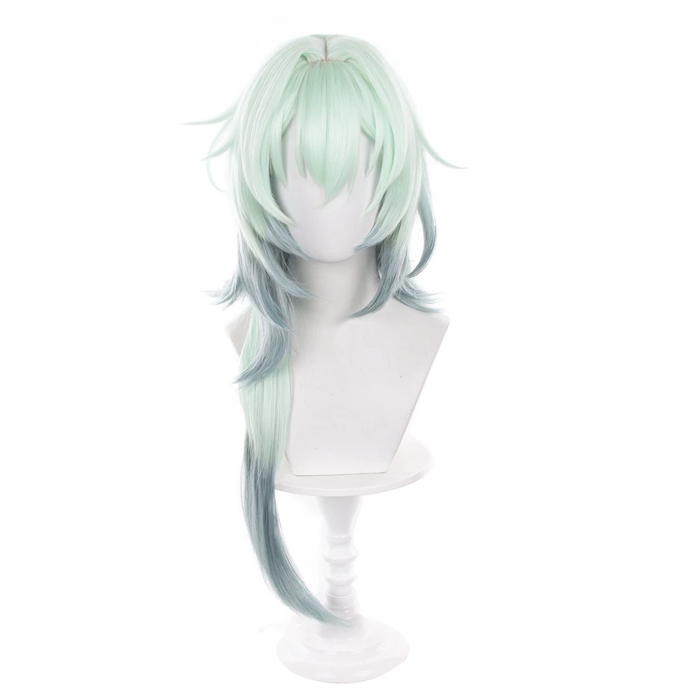 High Quality 75cm Gradient Honkai Star Rail Anaxa Cosplay Wig Anaxa Role Play Wig Heat Resistant Synthetic Hair Comic Con Party