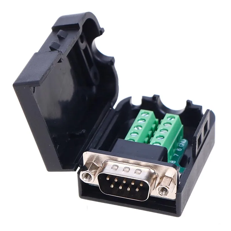 Db9 serial com transfer freie Löt klemmen rs232 Buchse mit rückseitiger Schraube diy