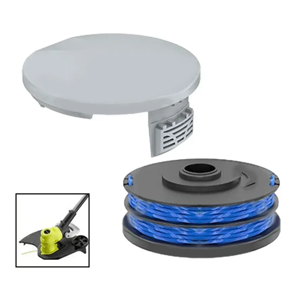 String Trimmer Replacement Spool For Ryobi One RLT4027 RLT5027 RLT6030 RLT6130 RLT3525 RLT183225 Spools Covers Spare Parts