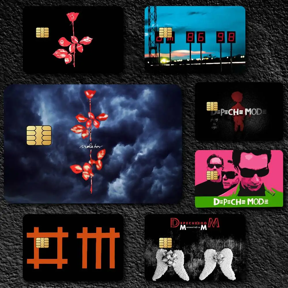 D-Depeche M-Mode Credit Card Skin Stickers for Bank Card Bus Metro Card Sticker Waterproof Gift