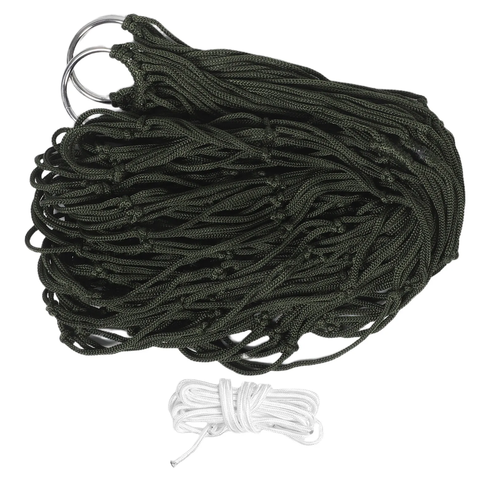 

Легкий нейлоновый гамак-качели с сеткой для улицы, простая установка для кемпинга, походов, двора, патио, с ремнями для крепления к деревьям