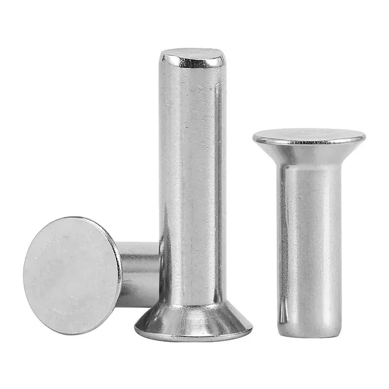 Stainless Steel Flat Countersunk Head Punch Solid Rivet M2 M2.5 M3 M4 M5 M6 M8 304 A2-70 Stainless Steel GB869