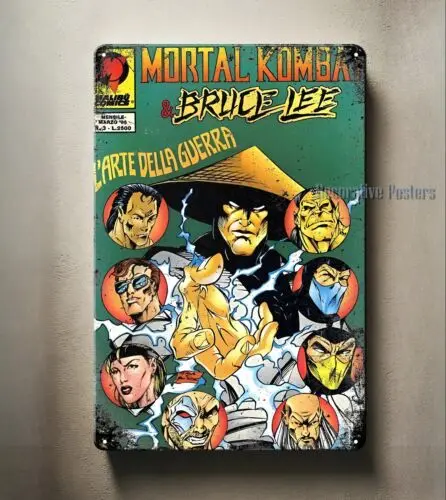 Mortal Kombat Video Game Metal Poster -Collectable Tin Sign (8x12in) good sign sign