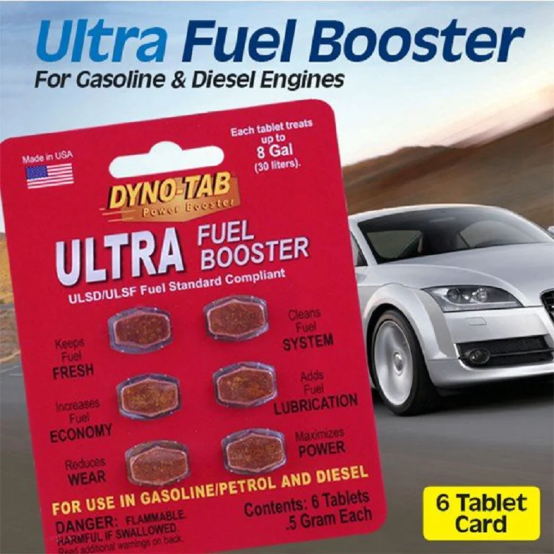 Dynotab Ultra Booster économie de carburant Booster de puissance injecteur nettoyant améliorer les performances MPG prévenir le dépôt du système réduire la fumée