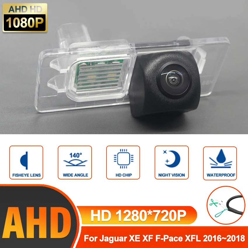 

HD AHD Car Rear View Reverse Parking Camera For Jaguar XE XF F-Pace XFL 2016 2017 2018 Camera For 1280*720P Android Monitor