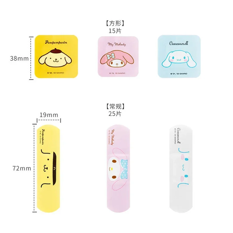 40 pz Sanrio Hello Kitty Cartoon Band-Aid impermeabile emostasi benda adesiva Kit di pronto soccorso medicazione medica cerotto adesivo