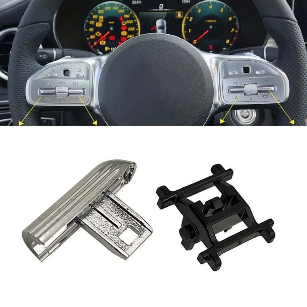 Steering Wheel Control Button Cover 0999058106 Compatible with For Mercedes For W167 For GLE GLS Models Including W205 W253
