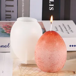 3D Egg Candle Silicone Mold DIY Mousse Chocolate Cake Mold Craft Baking Tool Easter Egg Resin Candle Mold Home Decoration