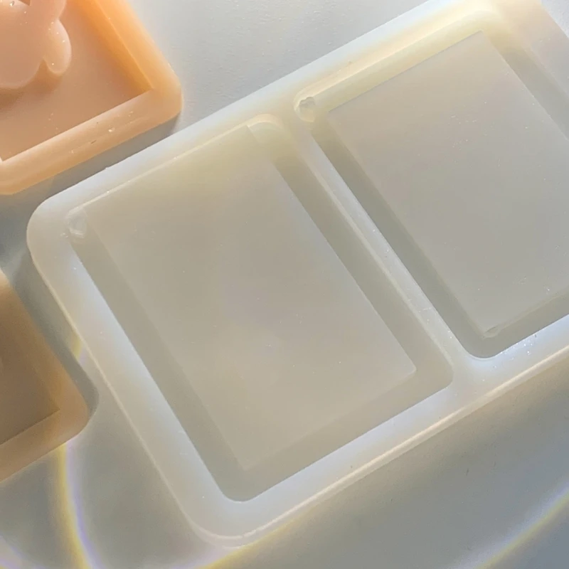 Photo Frame Decoration Silicone Mold Quicksand Mirror Epoxy Mold Resin Casting Pendant Mold Suitable for Diy Crafts