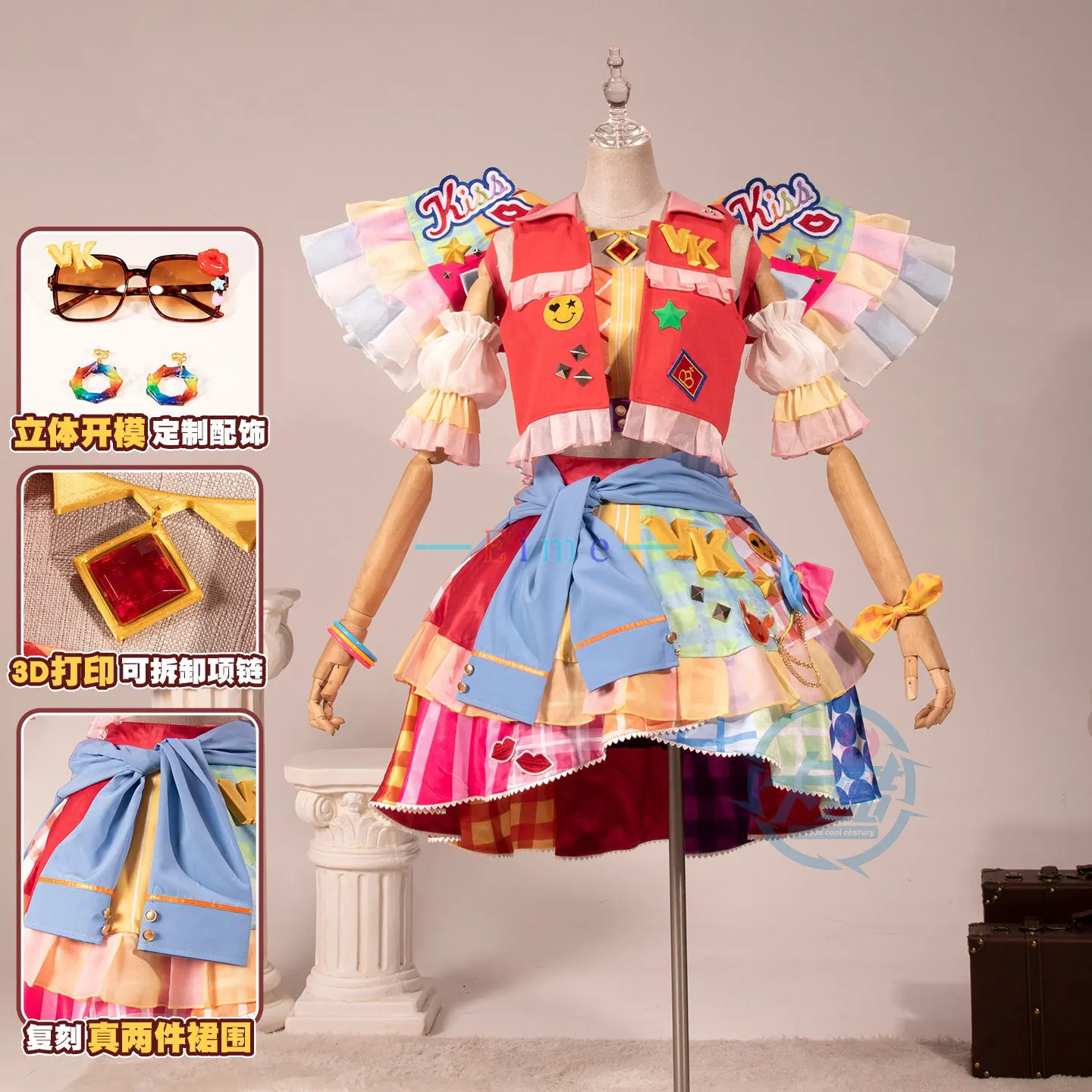 

Natsuki Mikuru Cosplay Costume Cute Lolita Dress Anime Cosplay Clothing Halloween Carnival Uniforms Party Suit Custom made