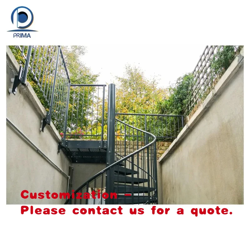 custom.Foshan Hot Sell Modern Rotating Design Staircase Solid Wood Treads Carbon Fabricated Loft Staircase