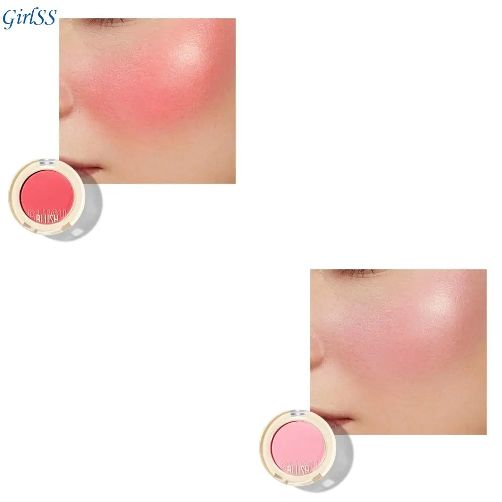 Powder for Cheeks Matte Face Blusher Palettes Long Lasting Light Weight Powder Makeup Natural Look T4MB