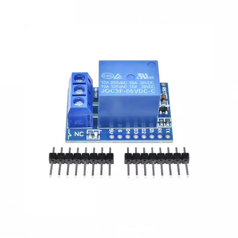 Placa de desenvolvimento para Wemos D1, Mini Escudo Relé, 1 Canal, Arduino, ESP8266, 1Set