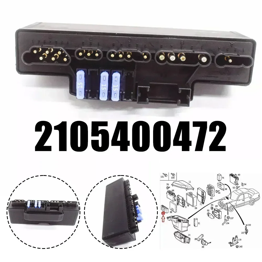 Black Abs Fuse Box Relay Unit For Mercedes For W210 For R170 200 230 280 320 OEM 1675627, 9M5Q8A586BA, 9670253780, 1336AF