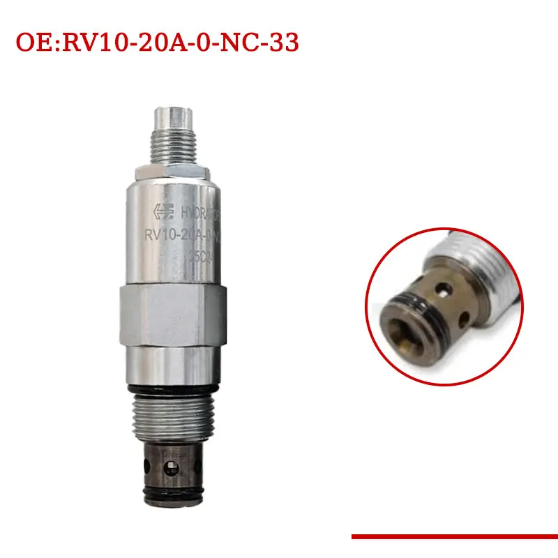 Excavator parts is suitable for RV10-20A-0-NC-33 valve RV1020A0NC33 solenoid valve fittings.