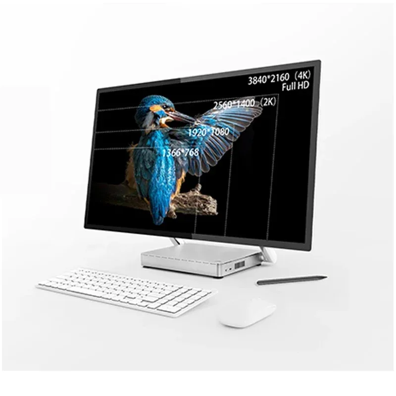 Cheap I3 I5 I7 16G 512G Touch Screen Monoblock Office All In One Desktop Computer Custom Hardware Gaming Pc All-In-One Computer