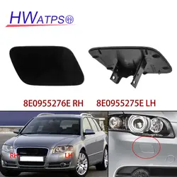 Car Front Right Headlight Washer Nozzle Cover Fit for Audi A4 Quattro S4 B7 1.8L 2.0L 3.2L 2005-2008 8E0955276E RH 8E0955275E LH