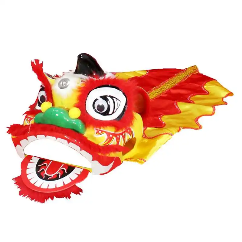 

Lion Children Dance Lion's Head and Face and The Lion Is Handmade By Foshan Children's Single Small Lion Toy Gift Show