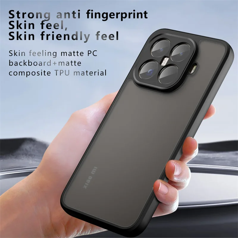 Translucent Frosted Matte Case for Xiaomi 17T Pro Mi 17T 5G Cover Shockproof Skin-Touch Hard Back Shell Frame Fundas