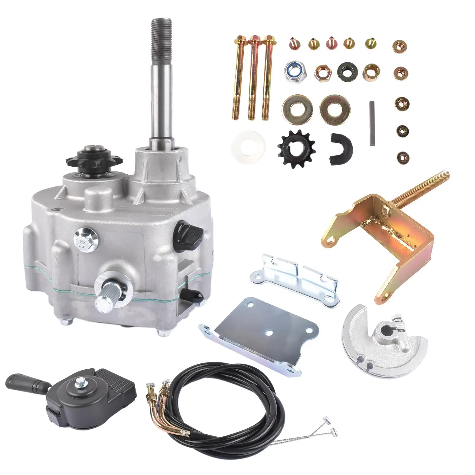 AP03 Go Kart Forward Reverse Gearbox Kit 212cc for 2HP-13HP Engine #35 Chain Go Karts Accessories Go Kart Transmission